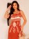 Vestido Longo Plus Size Estampado Coral