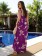 Vestido Longo Plus Size Viscose Estampado