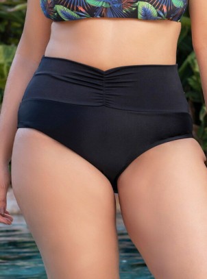 Calcinha Tanga Alta Biquíni Plus Size Hot Pant