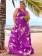 Vestido Longo Plus Size Viscose Estampado