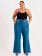 Calça Jeans Plus Size Pantalona