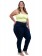 Calça Jeans Skinny Com Lycra Plus Size