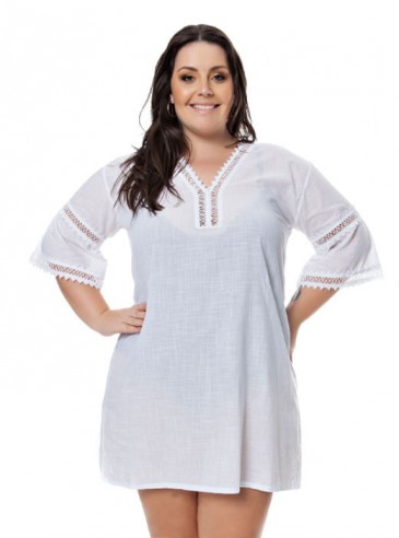 vestido de praia plus size